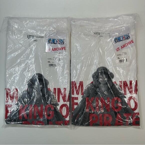 NWT | Uniqlo UT | Monkey Luffy “Straw Hat” One Piece Tee | White | Various Sizes - Picture 3 of 7